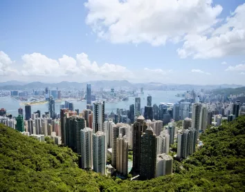 Hong Kong Building Paysage Vue du ciel